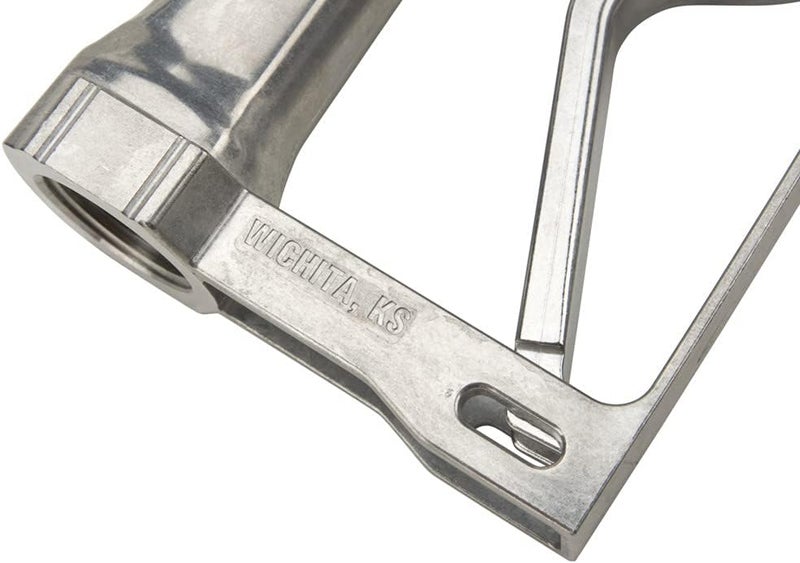 GPI Fuel Nozzle - 1" NPT Manual Fuel Nozzle - Straight Spout for Leaded Gasoline, Kerosene, Diesel - Image 4
